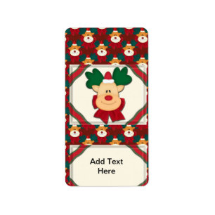 Vakantie Kerst Nuggets Snoep bar wrappers Label