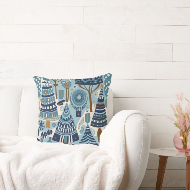 Vakantie Kerst Sierkussen (Bank)