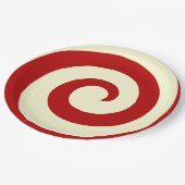 VAKANTIE KERST SNOEP WERVELPAPIER BORD (Gekanteld)