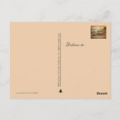  vakantie-kerst T-Bird-Car Briefkaart (Achterkant)