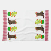 Vakantie Kerst Western Cowboy Cactus Zuidwest Theedoek (Horizontaal)