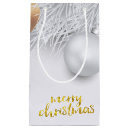 Vakantie, kerstbalken, pine boomtakken klein cadeauzakje