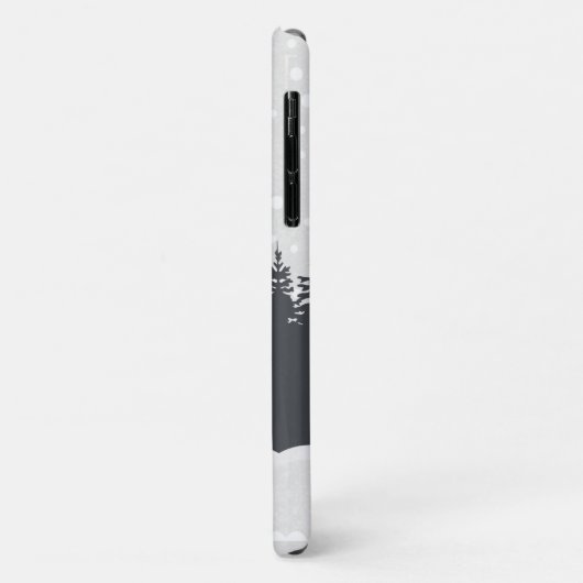 Vakantie Kerstboom & Auto iPhone Case (Achterkant/links)