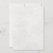 Vakantie Kerstboom Glitter uitnodiging (Achterkant)