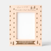 Vakantie Kerstboom Laser geëtst Afbeelding Lijst Gegraveerde Lijstjes (Voorkant)