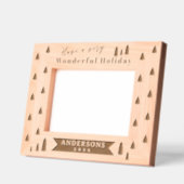 Vakantie Kerstboom Laser geëtst Afbeelding Lijst Gegraveerde Lijstjes (Links)