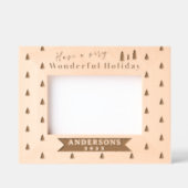 Vakantie Kerstboom Laser geëtst Afbeelding Lijst Gegraveerde Lijstjes (Voorkant)