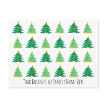 Vakantie kerstboomreclame