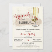 Vakantie Kerstbrunch en Bubbly Vrijgezellenfeest Kaart (Voorkant)