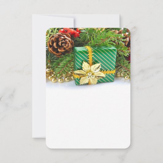 Vakantie Kerstcadeau Bewaar de datum Save The Date (Achterkant)