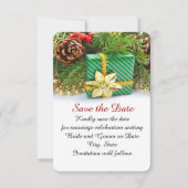 Vakantie Kerstcadeau Bewaar de datum Save The Date (Voorkant)