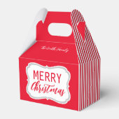 Vakantie/kerstcadeautje/fortuinbox Bedankdoosjes (Voorkant Zijde)