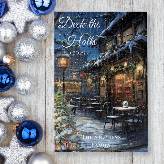 Vakantie Kerstdorp DIner Deck de Hallen Legpuzzel