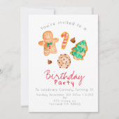 Vakantie kerstfeest kind verjaardag kaart