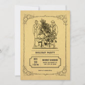 Vakantie kerstfeest uitnodiging (Voorkant)