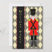 Vakantie, kerstfeest uitnodiging, voedingskraker kaart (Voorkant)