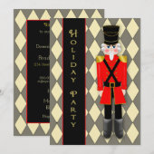 Vakantie, kerstfeest uitnodiging, voedingskraker kaart (Voorkant / Achterkant)