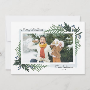 Vakantie - kerstfotokaart feestdagenkaart