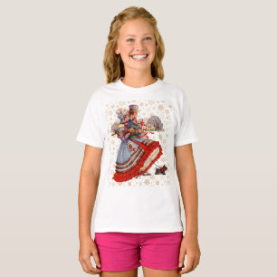 Vakantie kerstinkopen t-shirt