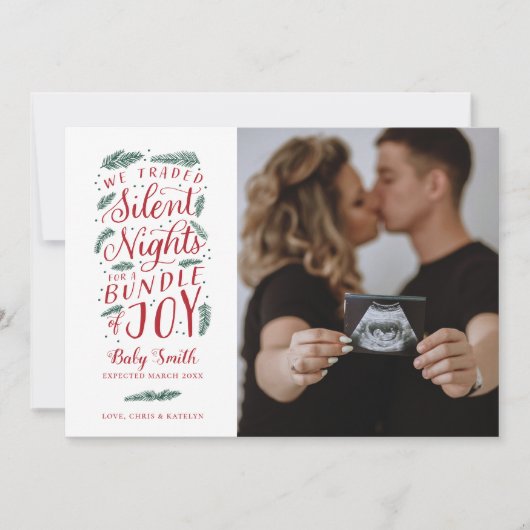 Vakantie kerstkaart (Voorkant)