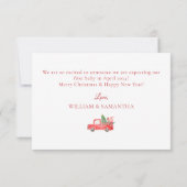 Vakantie kerstkaart bedankkaart (Achterkant)