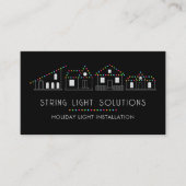 Vakantie Kerstlicht Installatie Visitekaartje (Voorkant)