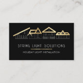 Vakantie Kerstlicht Installatie Visitekaartje (Voorkant)