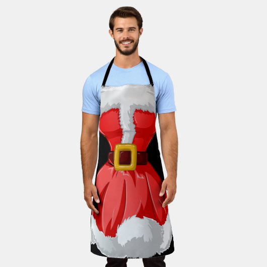 Vakantie kerstman Humor Schort (Gedragen)