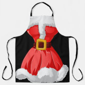 Vakantie kerstman Humor Schort (Voorkant)