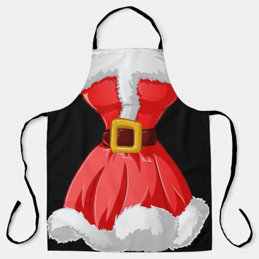 Vakantie kerstman Humor Schort (Voorkant)