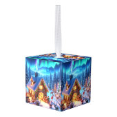 Vakantie Kerstman Liefde Decoratie (Achter hoekig)