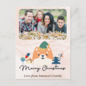 Vakantie Kerstmis aanpassen afbeelding Briefkaart (Voorkant)