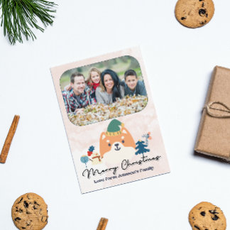 Vakantie Kerstmis aanpassen afbeelding Briefkaart