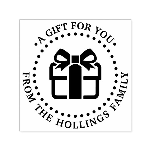 Vakantie Kerstmis Chanoeka Verjaardagscadeau voor  Zelfinktende Stempel (Design)