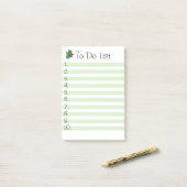 Vakantie Kerstmis feestelijke jingle bell holly Post-it® Notes (Op bureau)