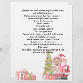 Vakantie kerstmis in Santa Letterhead (Voorkant / Achterkant)