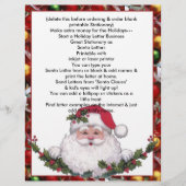 Vakantie kerstmis in Santa Letterhead (Voorkant)