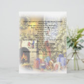 Vakantie kerstmis in Santa Letterhead (Staand voorkant)