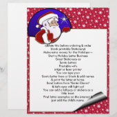 Vakantie kerstmis in Santa Letterhead (Voorkant / Achterkant)