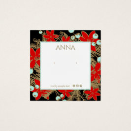 Vakantie, kerstmis met visitekaartje