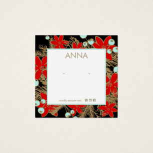 Vakantie, kerstmis met visitekaartje