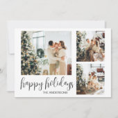 Vakantie Kerstmis Nieuwjaar familiekaart Feestdagenkaart (Voorkant)