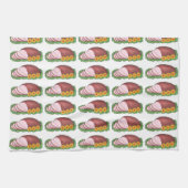 Vakantie Kerstmis Pasen Geglazuurde Ham Diner Eten Theedoek (Horizontaal)