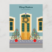 Vakantie Kerstmis Portugees feestelijk huis Briefkaart (Voorkant)