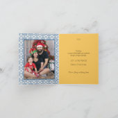 Vakantie Kerstmis Portugees feestelijk huis Kaart (Binnen)