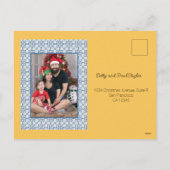 Vakantie Kerstmis Portugese feestelijke House card Feestdagenkaart (Achterkant)