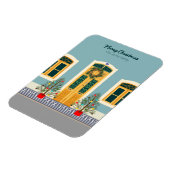 Vakantie Kerstmis Portugese feestelijke House card Magneet (Linkerzijde)