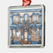   VAKANTIE KERSTMIS STOREFRONT METALEN ORNAMENT (Links)