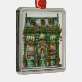   VAKANTIE KERSTMIS STOREFRONT METALEN ORNAMENT (Rechts)