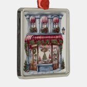   VAKANTIE KERSTMIS STOREFRONT METALEN ORNAMENT (Rechts)